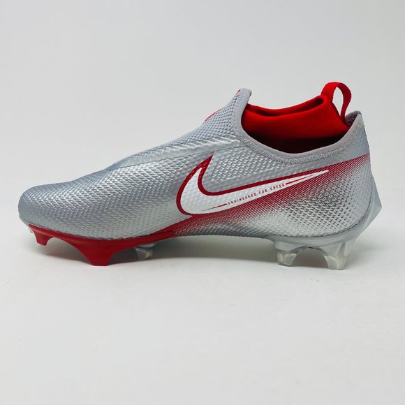 Nike Mens Vapor Edge Pro 360 Gray Pull On Low Top Football Cleats Sneakers 7.5 - Picture 4 of 6